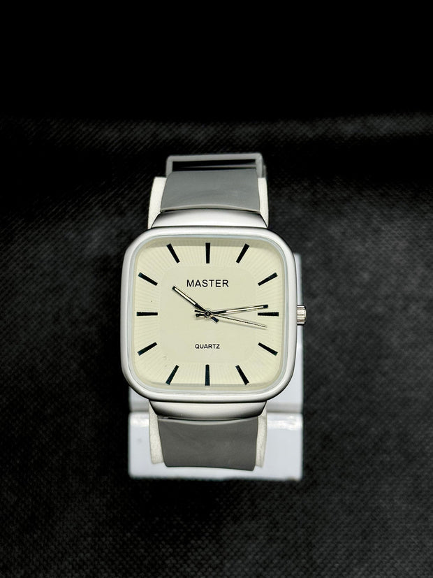 Master Quartz Watch For Men's  Water resistant & Steel Back