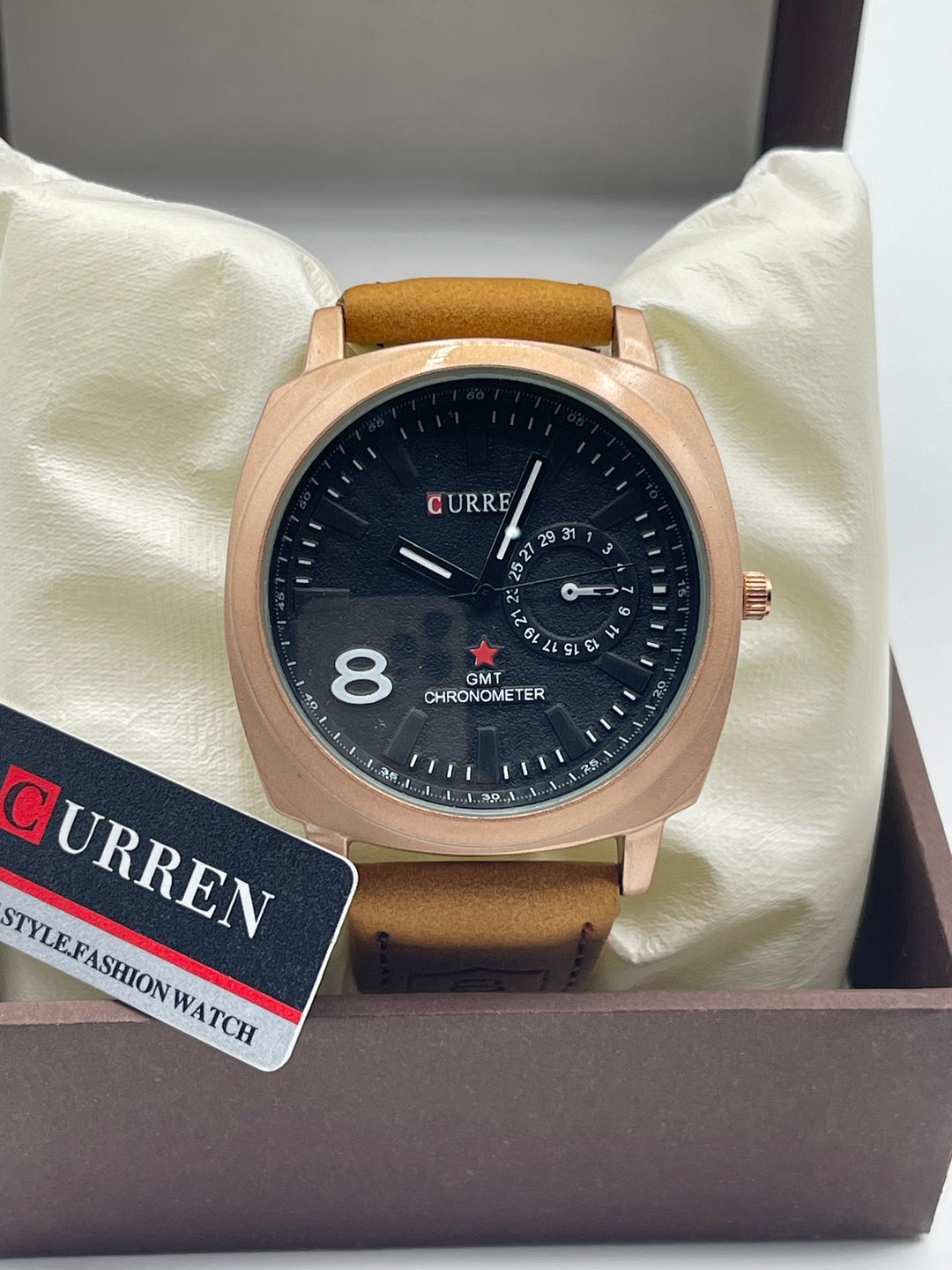 CURREN Watch For Men's Steel Back And Water Resistant