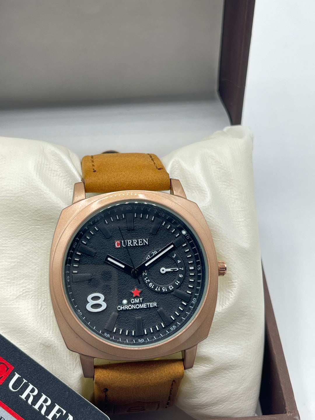 CURREN Watch For Men's Steel Back And Water Resistant