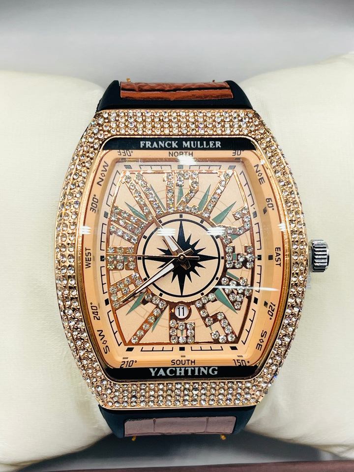 FRANK MULLER Watch For Men's Water resistant & Steel Back