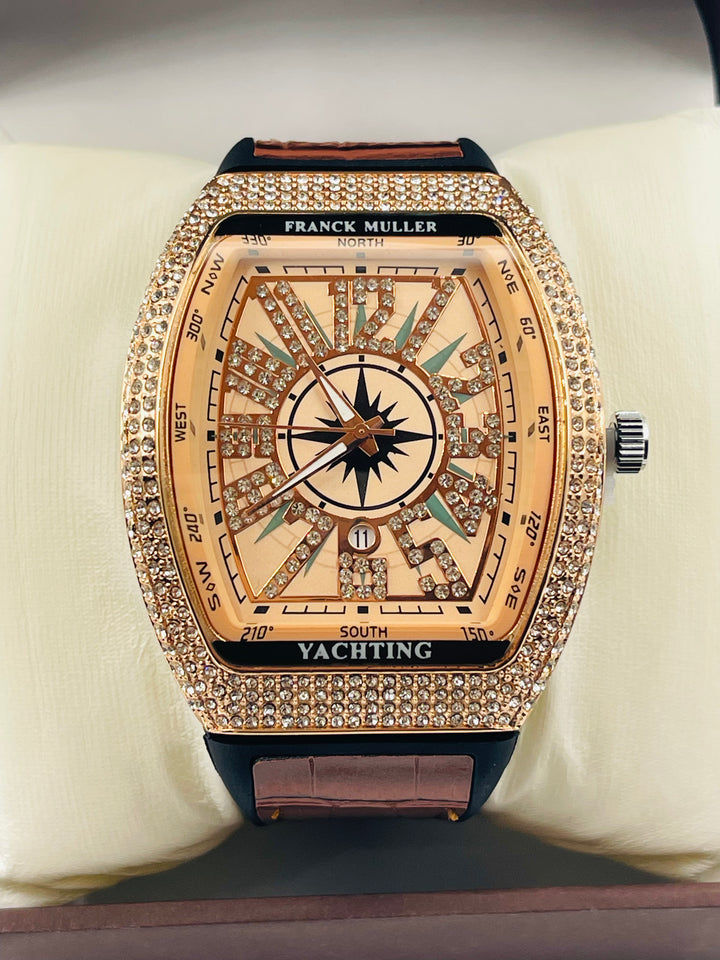 FRANK MULLER Watch For Men's Water resistant & Steel Back