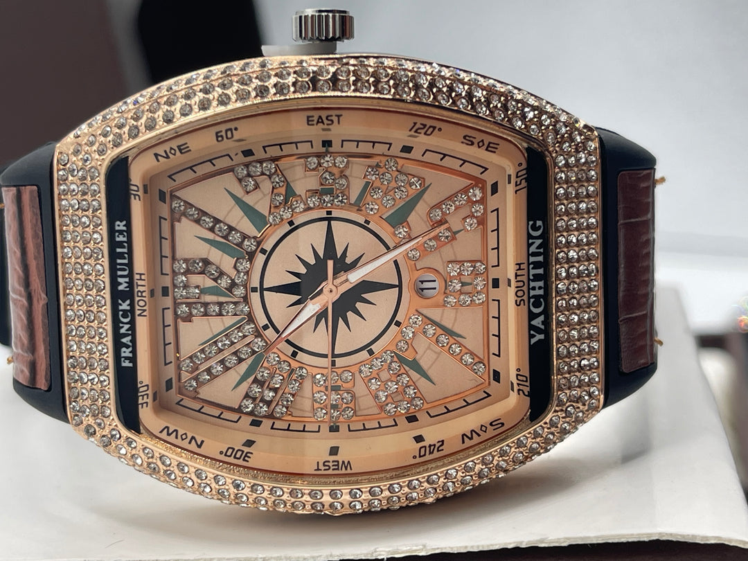 FRANK MULLER Watch For Men's Water resistant & Steel Back