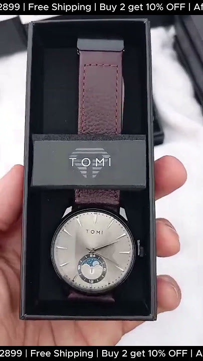 TOMI Watch Full Water Resistance and Top quality